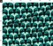 Teal Bats Retro October All Saints Day Autumn Wings Spooky Horror Custom Printed Fabric by Spoonflower Various Fabrics by the Yard or Fat Quarter